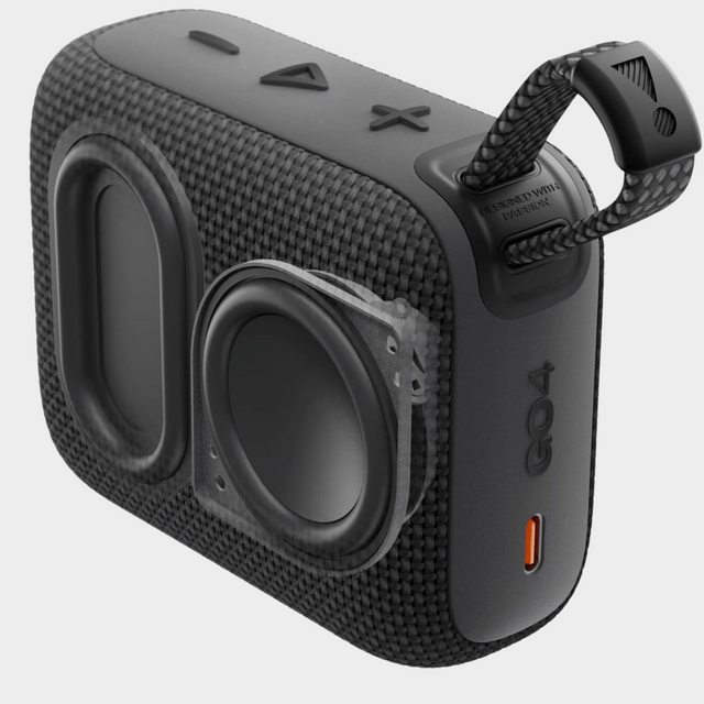 JBL Go 4 Portable Bluetooth Speaker, Waterproof, Blue – 4.2W