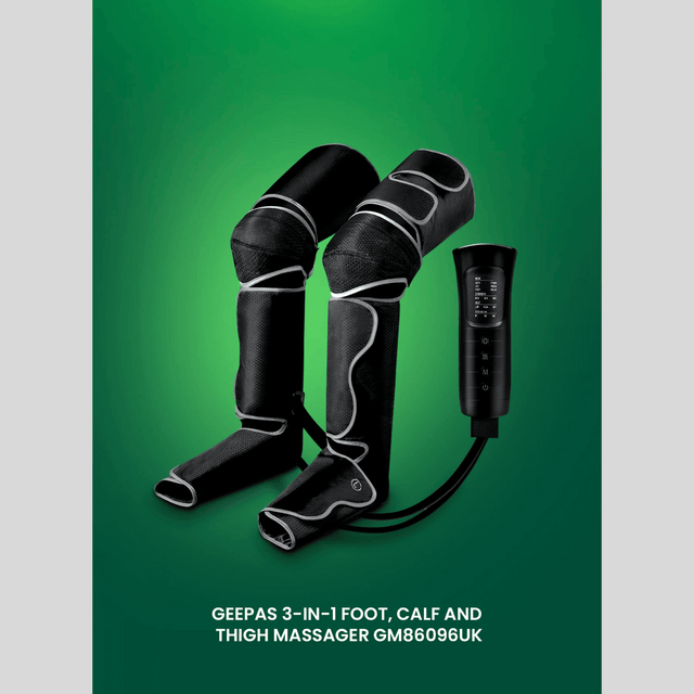 Geepas 3-in-1 Foot & Thigh Massager GM86096UK