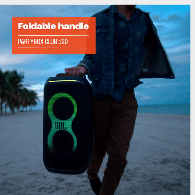 JBL PartyBox 120, Portable Speaker with Dazzling Lights