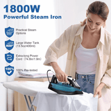 Hisense Steam Iron 1800W - 250ML Water Tank, Model HS28SIWES1 (White)