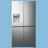 Hisense 720-Litre French Door Side by Side Fridge RC-72WC4SW1; With Ice & Water Dispenser, Frost Free Refrigerator – Silver