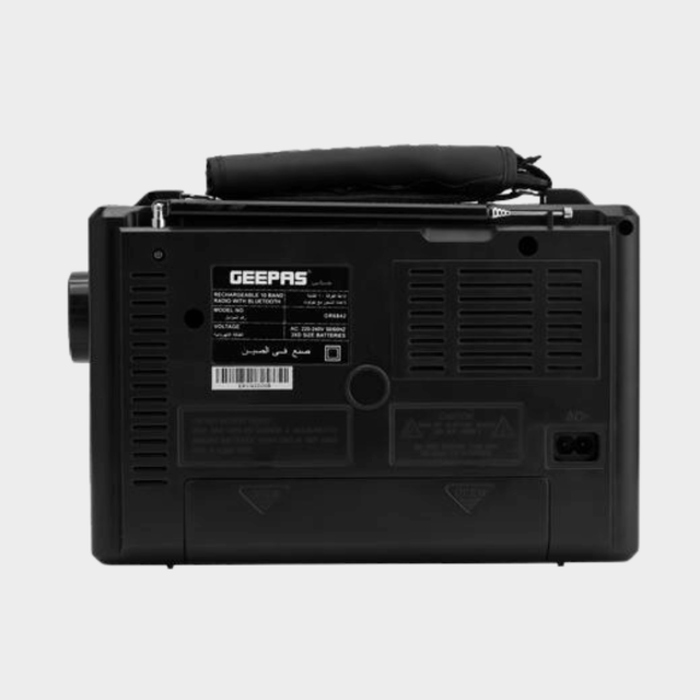Geepas Rechargeable Radio | BT/USB/SD/TF Music Player GR6842 - KWT Tech Mart Uganda