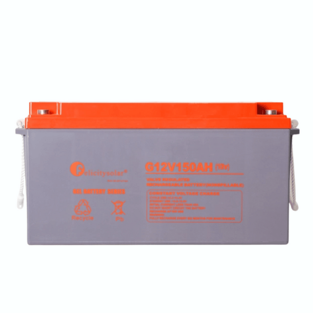 Felicity 12V 150Ah GEL Battery (1.8kWh) G12V150AH, Sealed VRLA, 484x170x241mm