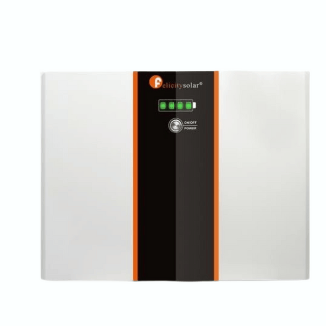 Felicity 51.2V 100Ah (5kWh) Lithium LiFePO4 Battery LPBF48100-M, 2.5kW Output, 6000 Cycles