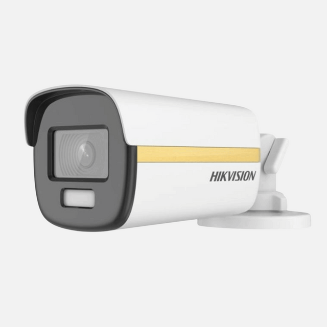 Hikvision 2 MP ColorVu Dual-light Fixed Bullet Camera DS-2CE12DF3T-LFS – 40 m Night Vision  (Motion-Detection Alerts)