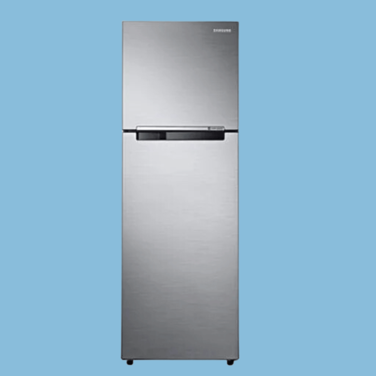 Samsung 310L 2 Door Top Freezer Fridge w/ Cool Pack, Recessed Handle | RT31 K3052S8 - Inox