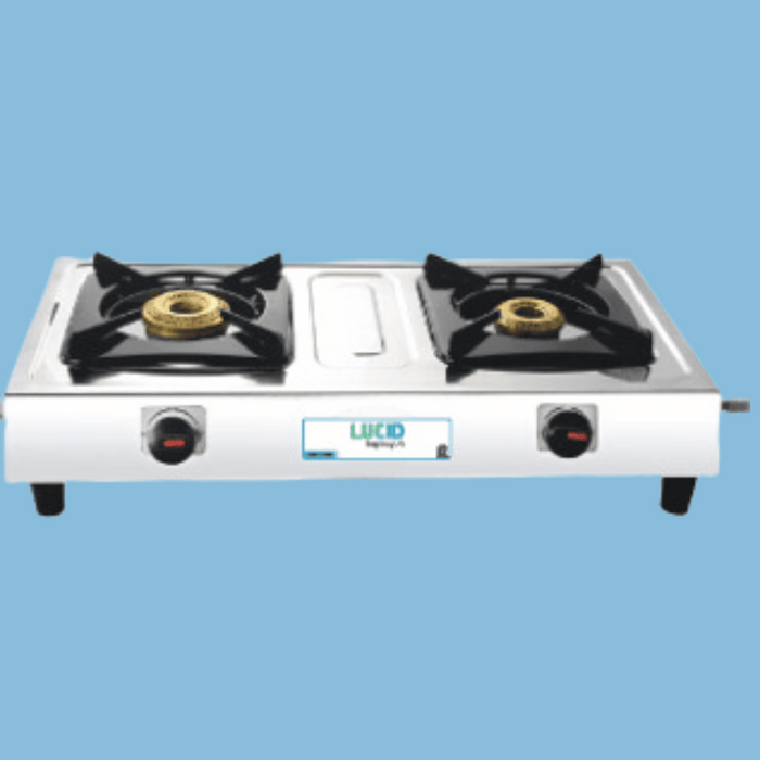 Lucid 2 Gas Stoves Stainless Steel Economy - LGSS 6937