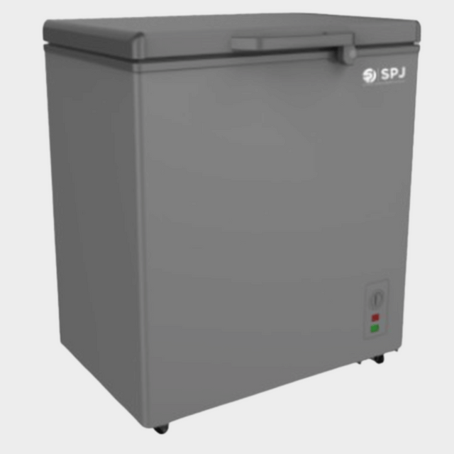SPJ 260L Chest Freezer – Single Door, Deep Freezer – Silver (CF-260SLW)