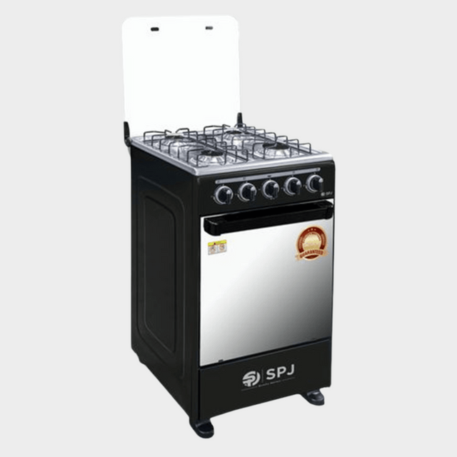 SPJ Full Gas Cooker – 50x50cm, 4 Gas Burners with Oven