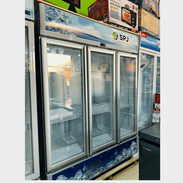 SPJ 1100L Display Fridge – Three Door Showcase Chiller
