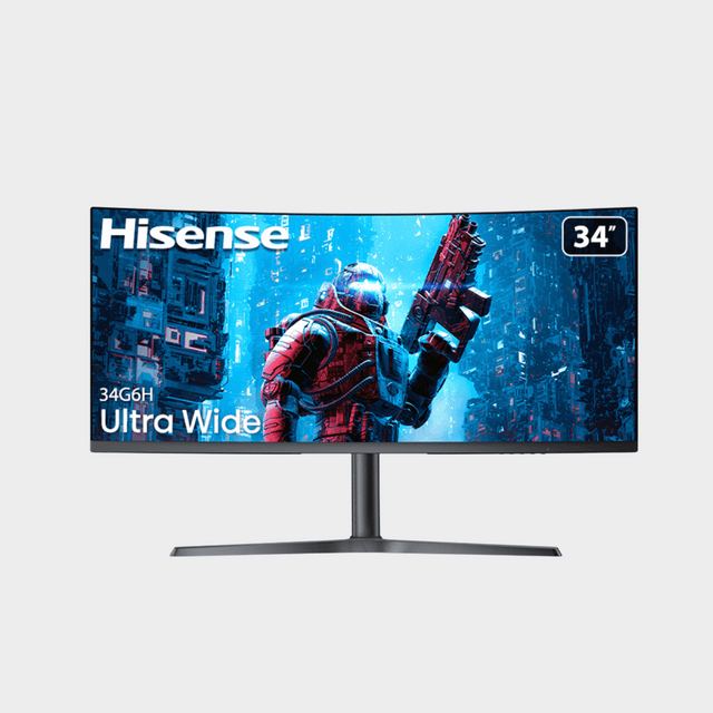 Hisense 34" Ultrawide Curved Gaming Monitor - 165Hz, 34G6H