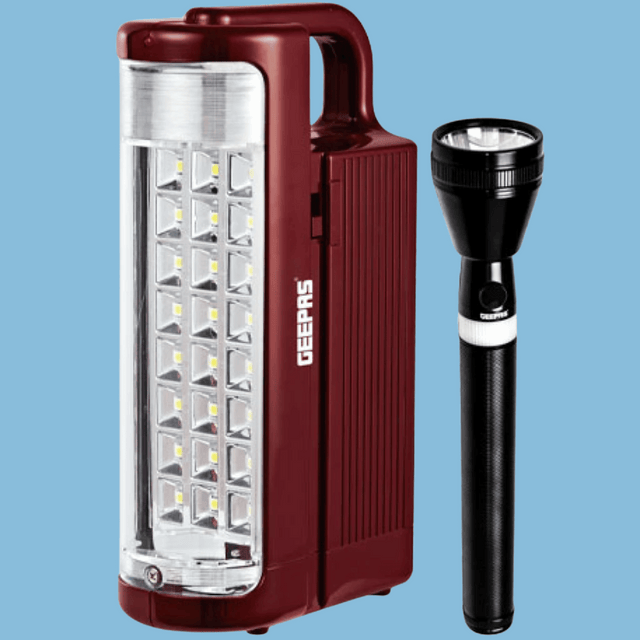 Geepas Rechargeable LED Lantern with LED Torchlight - GEFL51029