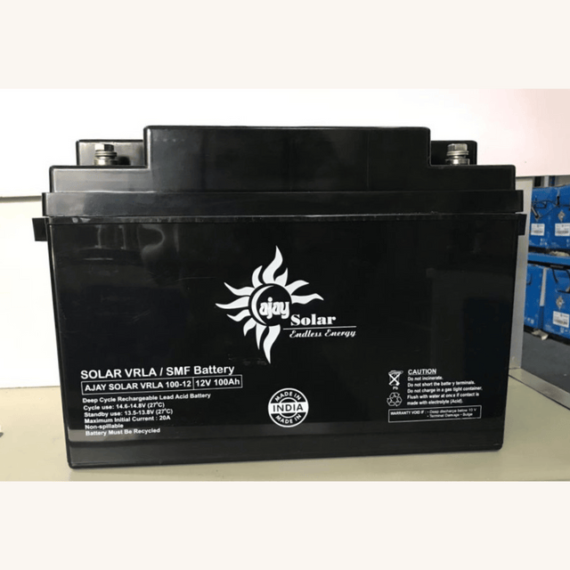 Ajay 100Ah 12V Sealed Maintenance-Free Solar Battery
