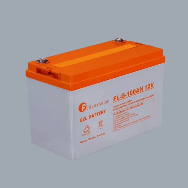 Felicity 12V 100Ah GEL Battery (1.2kWh) G12V100AH, Sealed VRLA, 330x171x216mm