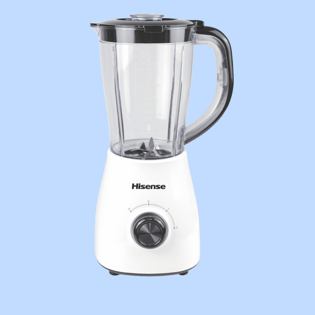 Hisense 1.5L Blender 500W Unbreakable 2 Jar blender H15TBWES1A -Silver
