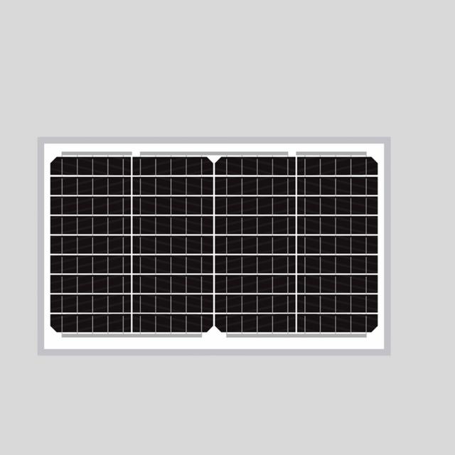 Top Solar 15 W A‑Class Monocrystalline Solar Panel – 12 V