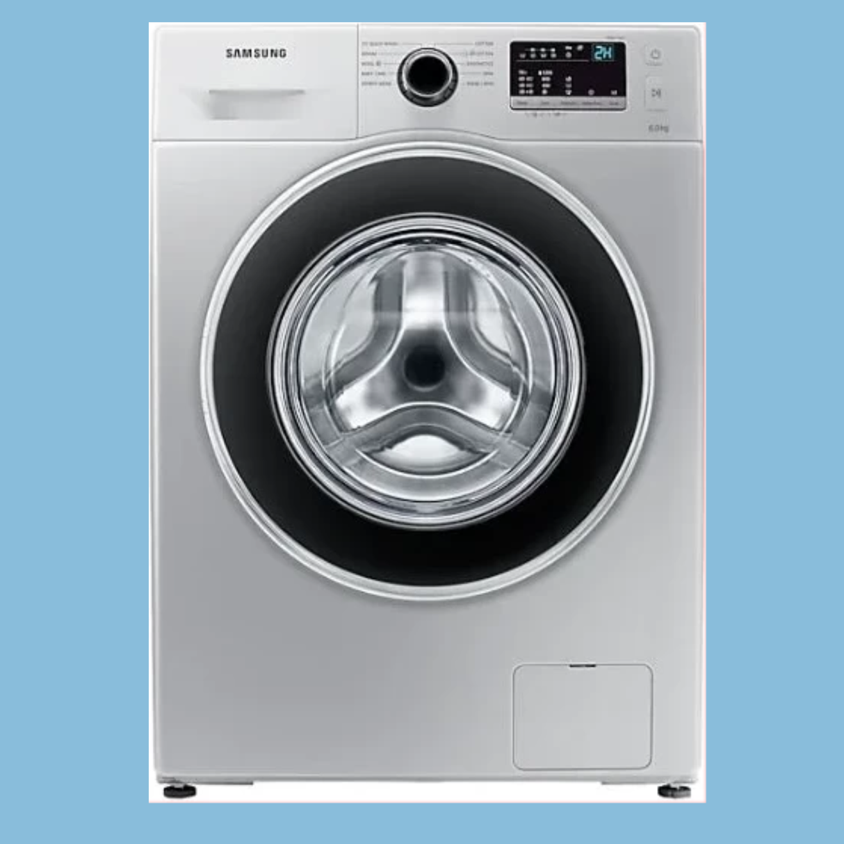 Samsung 12Kg Front-Load Washing Machine |WW12H8520EX, Silver