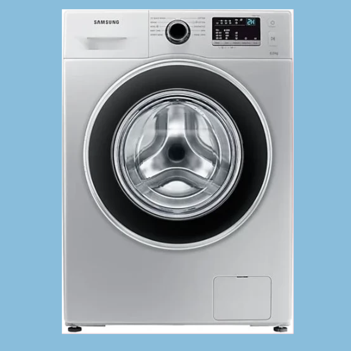 Samsung 12Kg Front-Load Washing Machine |WW12H8520EX, Silver - KWT Tech Mart Uganda