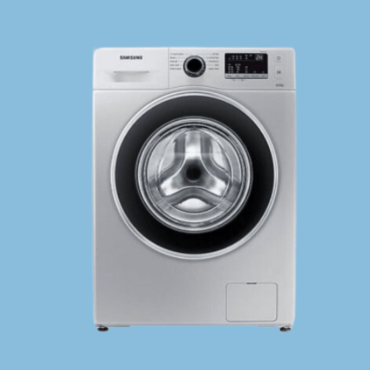 Samsung 7kg Washing Machine Deep Foam, WW70 J4260GS - Silver