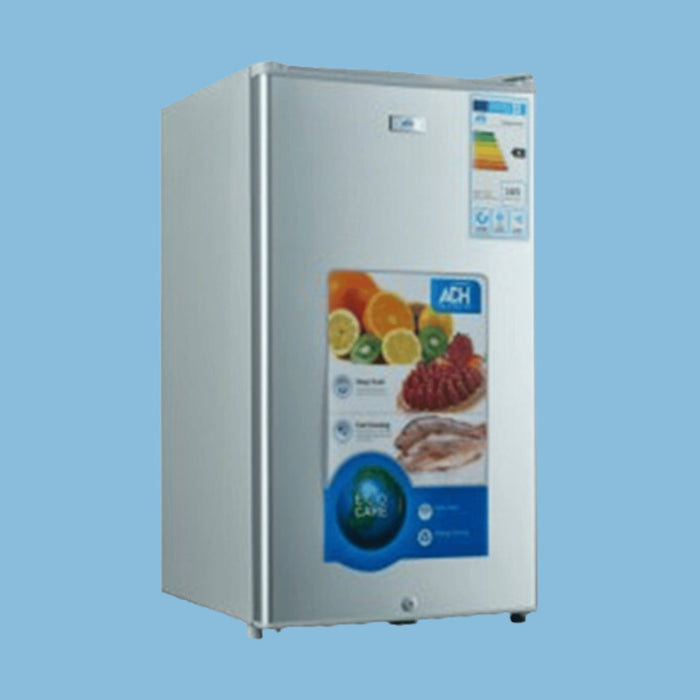 ADH 90L Fridge Single Door Refrigerator – Silver  BCD-90