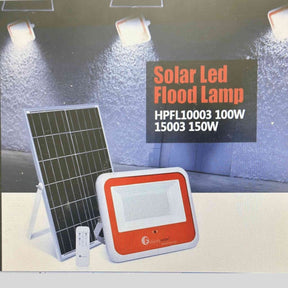 Felicity Solar Flood Light HPFL10003, 100W LED, 26 Ah Li Battery, IP66 Waterproof
