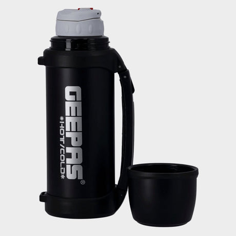 Geepas 0.8L Vacuum Flask, Stainless Steel Vacuum Bottle - Keep Hot & Cold - KWT Tech Mart