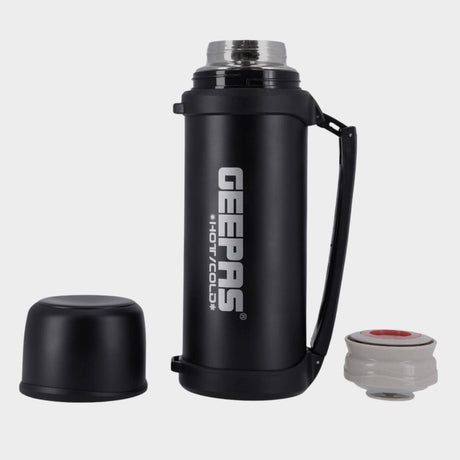 Geepas 1.8L Vacuum Flask, Stainless Steel Vacuum Bottle - Keep Hot & Cold - KWT Tech Mart