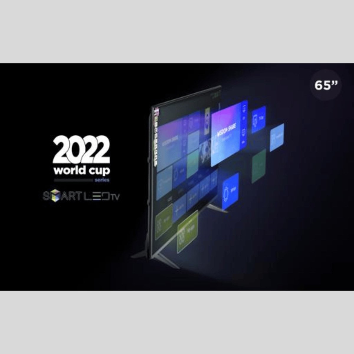 Geepas 65″ UHD Smart Android TV GLED6559