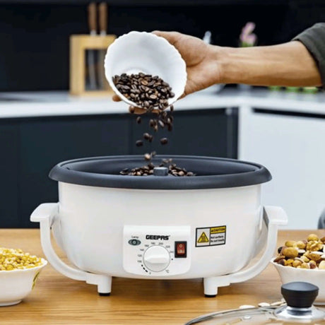 Geepas coffee roaster, 750gms GCR63038- White