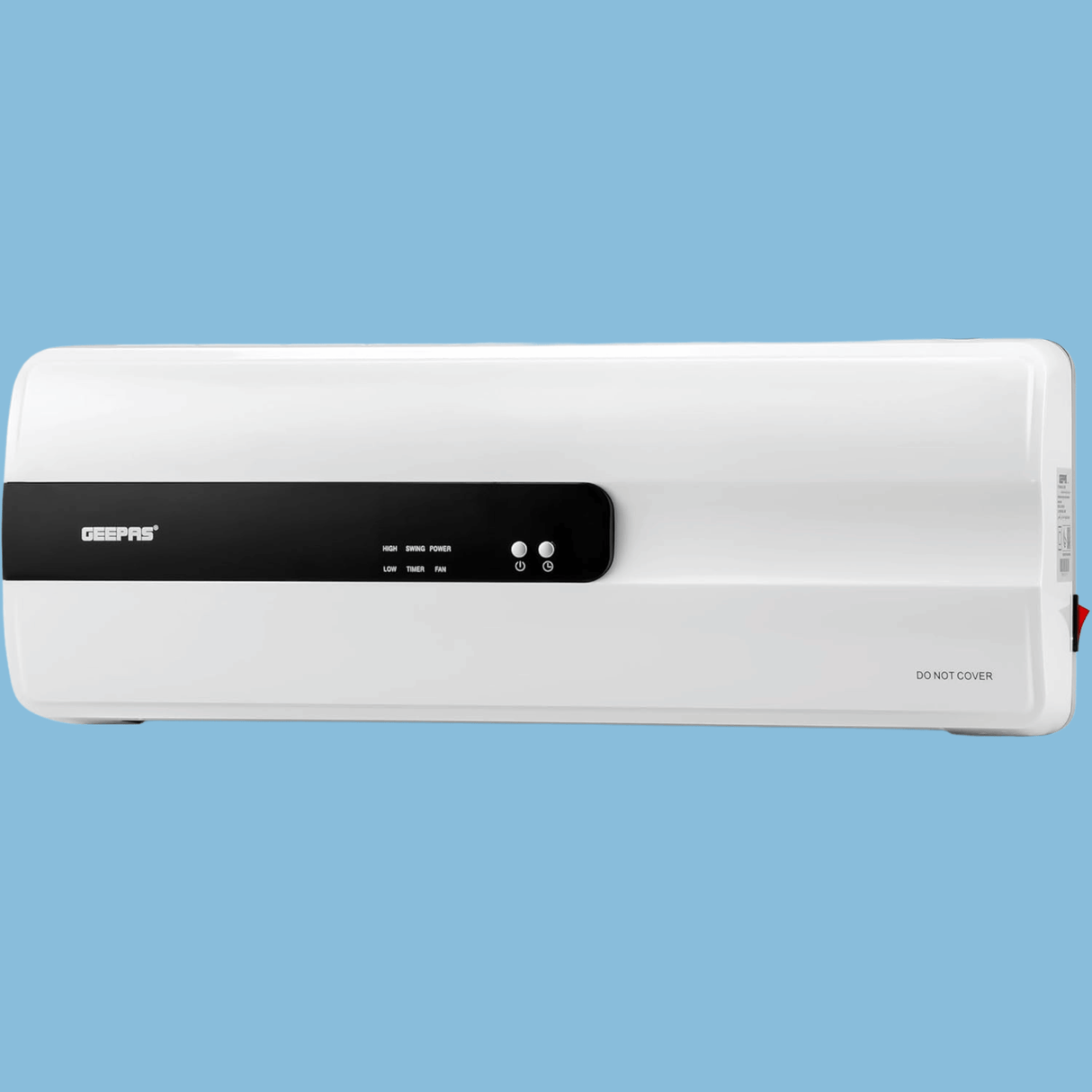 Geepas PTC Fan Heater - Adjustable Thermostat & Efficient Heating - GRHW