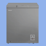 Hisense 180L Deep Freezer, Single Door Chest Freezer - Grey