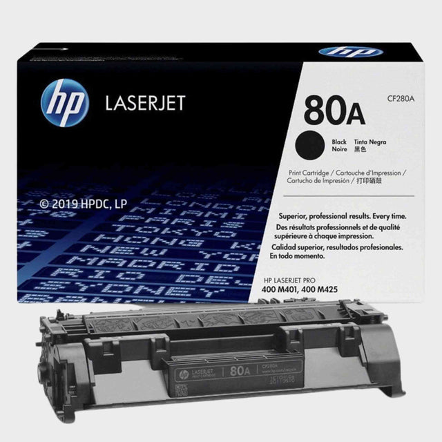 HP 80A | Toner-Cartridge | Black | Works with HP LaserJet Pro 400 Printer M401 series, M425dn