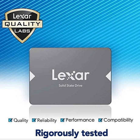 Lexar 128GB SSD NS100 SATA Internal Solid State – Black - KWT Tech Mart
