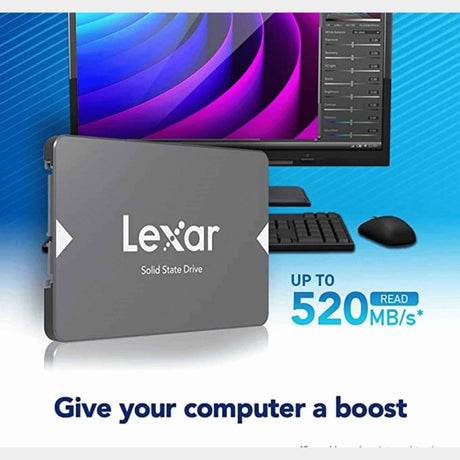 Lexar 128GB SSD NS100 SATA Internal Solid State – Black - KWT Tech Mart