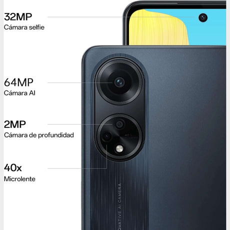 Oppo A98 5G – 8GB RAM, 256GB ROM, 64MP, 5000mAh – Black/Blue - KWT Tech Mart