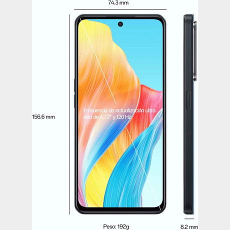 Oppo A98 5G – 8GB RAM, 256GB ROM, 64MP, 5000mAh – Black/Blue - KWT Tech Mart