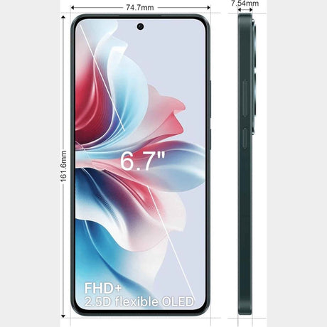Oppo Reno11 5G – 12GB RAM, 256GB ROM, 50MP, 5000mAh – Grey/Green - KWT Tech Mart