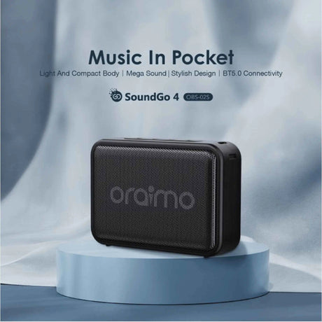 Oraimo Bluetooth Speaker SoundGo 4 Ultra Bluetooth Portable Wireless Speaker – Black