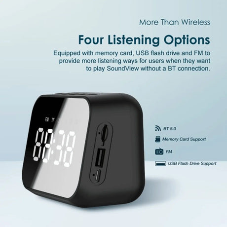 Oraimo SoundView Portable Wireless Speaker- Black