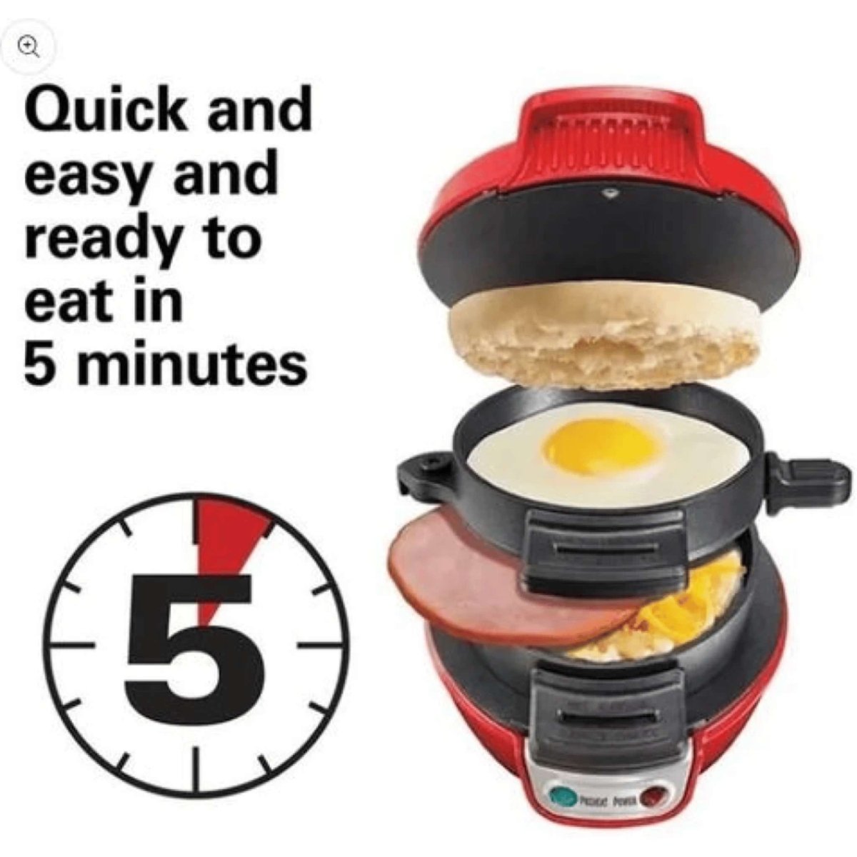 RAF 600W Burger Maker, Model R666