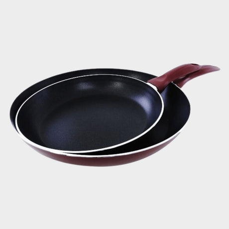 Royalford 2Pcs Aluminium Fry Pan 28 & 22 Cm - Non - Stick - KWT Tech Mart