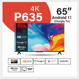 TCL 65" Frameless Smart Android LED TV