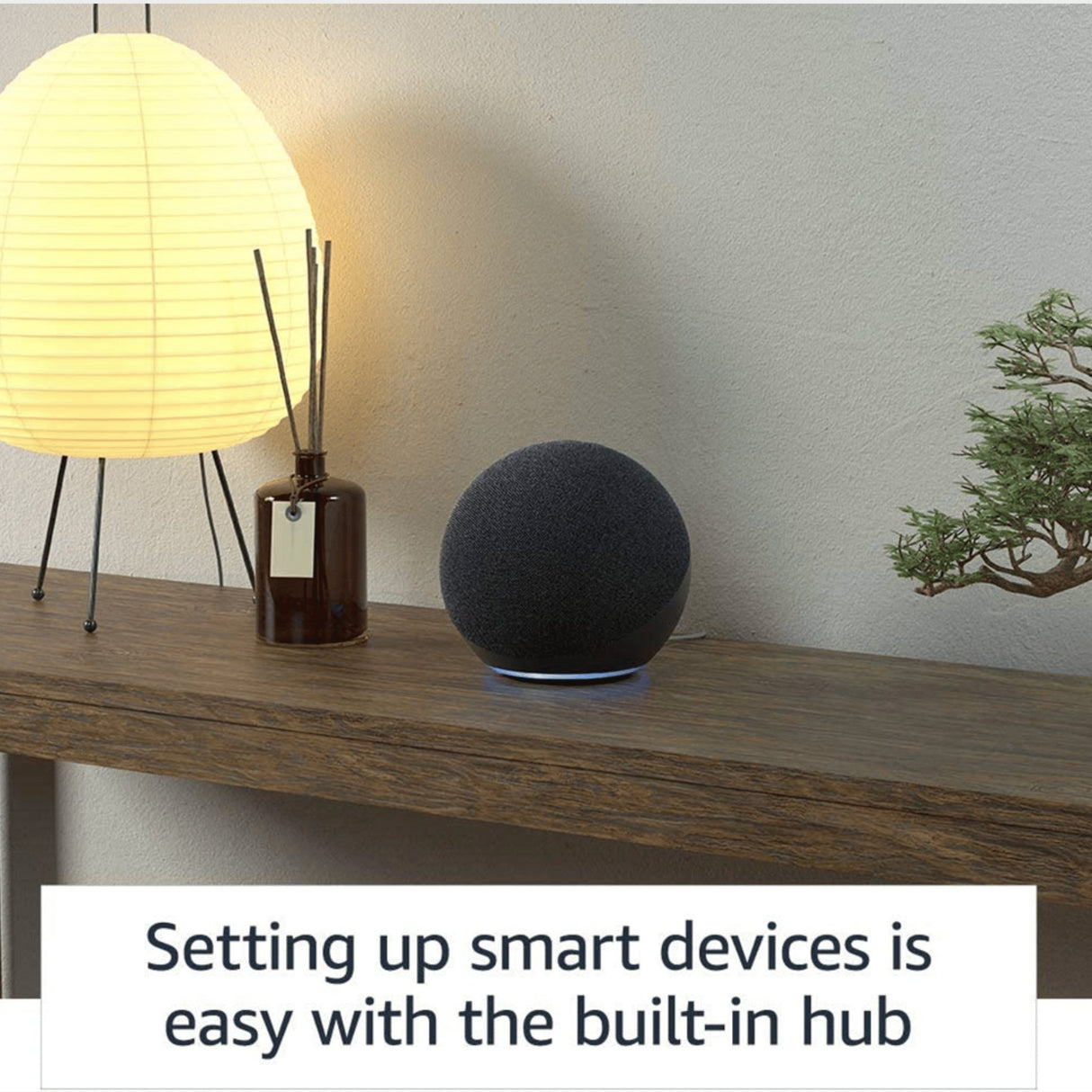 Echo (4th Gen) - Smart Home Hub with Alexa - Glacier White
