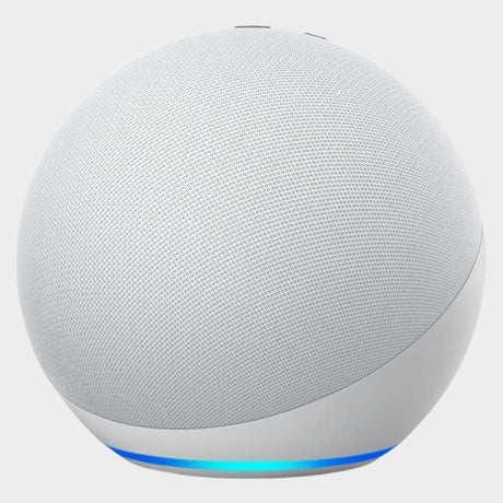 Amazon Echo Smart Speaker (4th Gen) Spherical, Glacier White - KWT Tech Mart