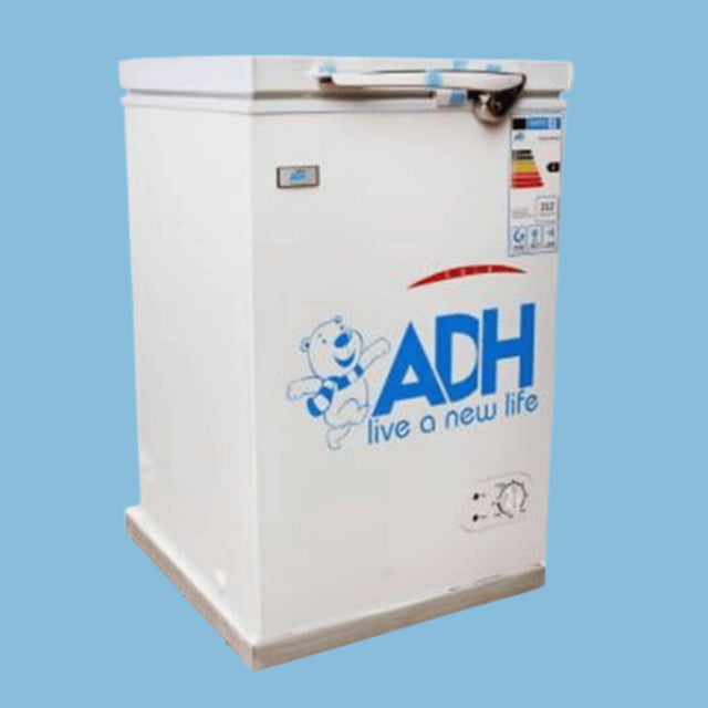 ADH 130L Chest Freezer – Silver - KWT Tech Mart