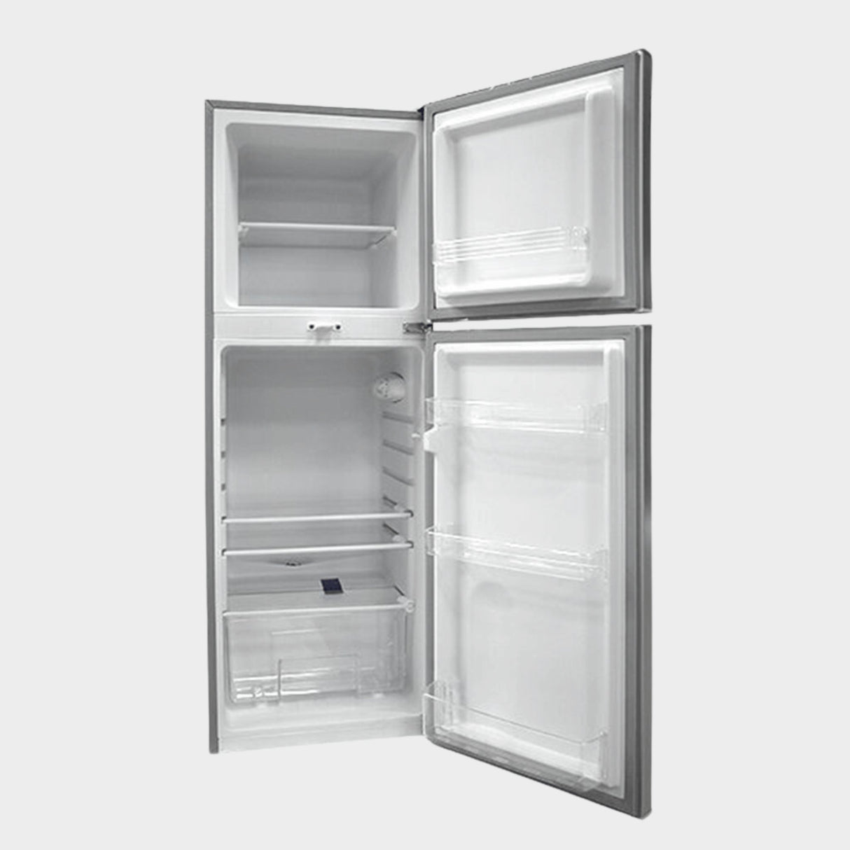 ADH 158 Liters Double Door Refrigerator – Silver - KWT Tech Mart