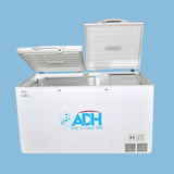 ADH 600L Double Door Deep Freezer – White - KWT Tech Mart