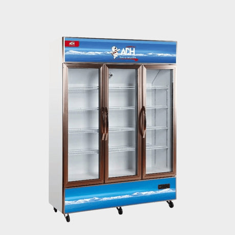 ADH 835L 3 Door Display Refrigerator – White - KWT Tech Mart