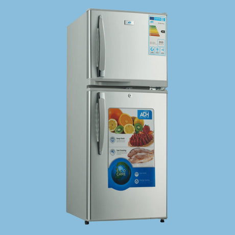 ADH 138Ltr Double Door Refrigerator BCD-138L - Silver - KWT Tech Mart