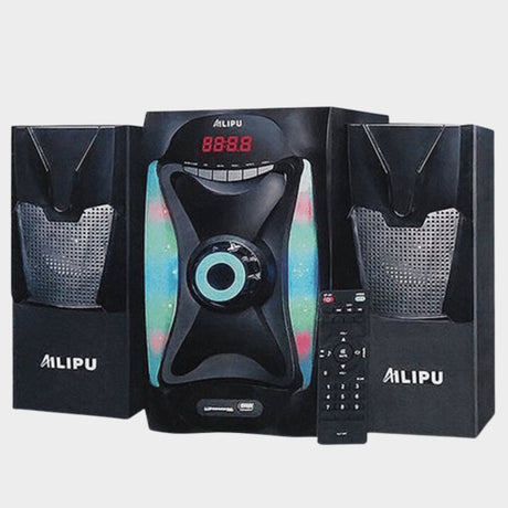 AILIPU 2.1 Ch Bluetooth Speaker/Woofer System SP-2290– Black